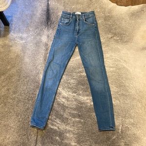 Zara high rise skinny jean